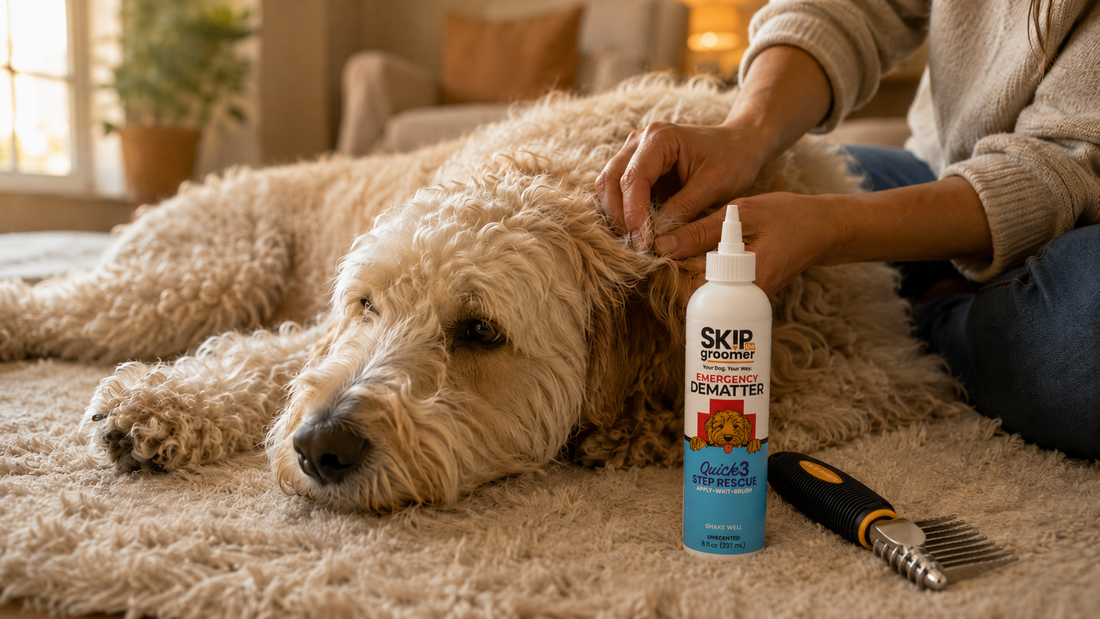 How to Get Mats Out of Dog Hair: Why the Cream Needs the Rake