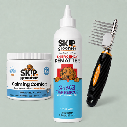 Save the Shave + Calm — Dematter, Rake Brush + Calming Chews, image 1