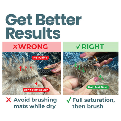 Save the Shave - get better results with the right brush and dematter pairing