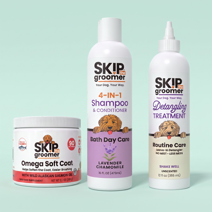 Inside & Out Care — Detangler, Shampoo + Salmon Oil Chews