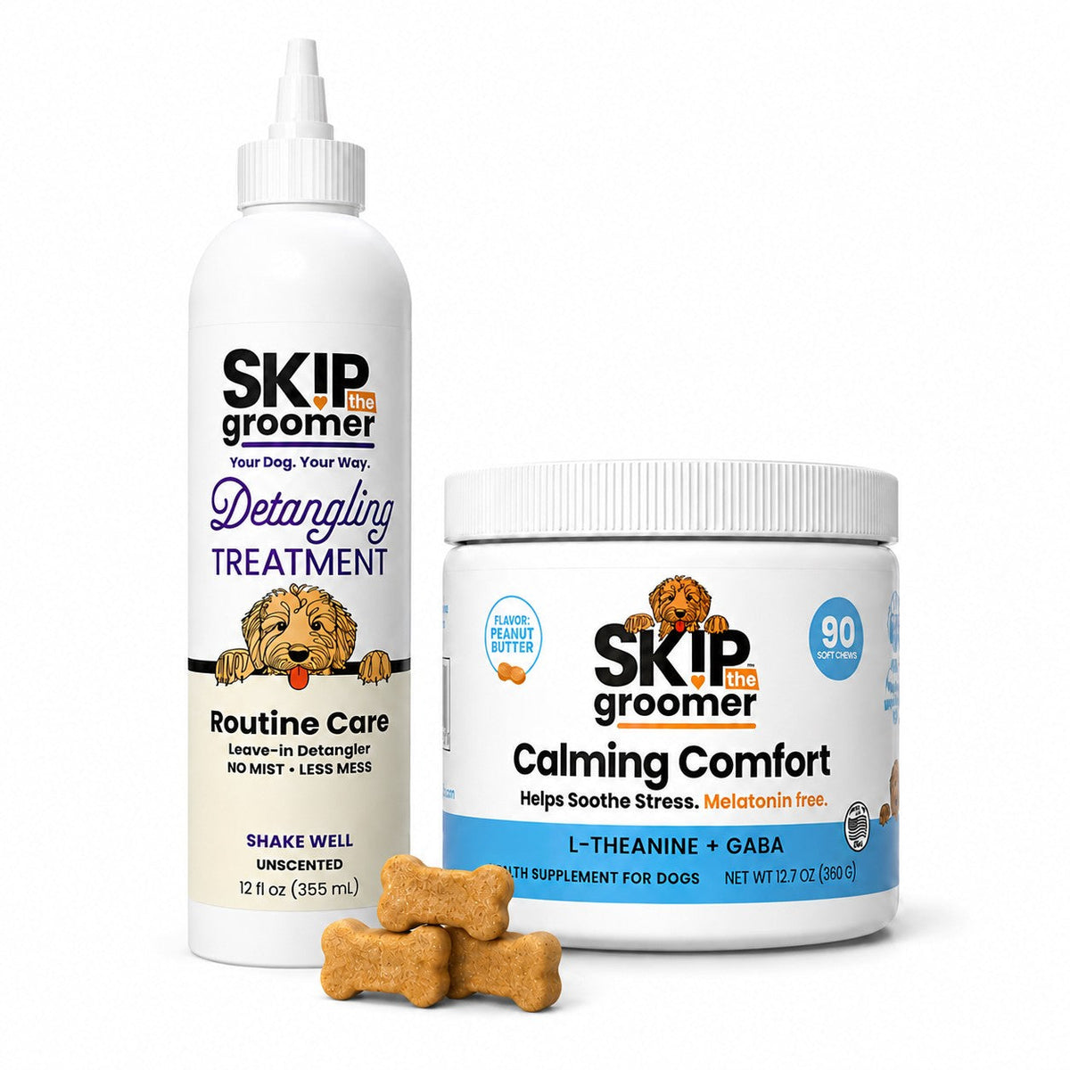 Calm Before the Brush — Detangler + Calming Chews
