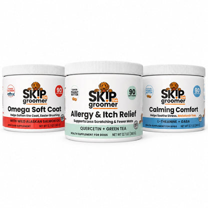 Coat. Body. Mind. Chew Trio — All Three Dog Chews